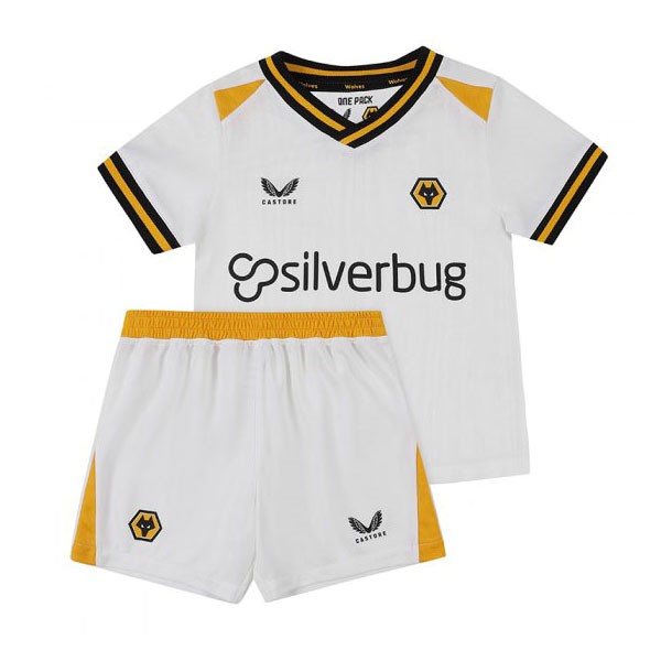 Ausweichtrikot Wolves Kinder 2021-2022 Günstige Fußballtrikots